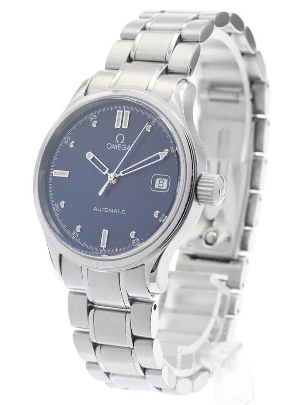 OMEGA Classic 5203.80 Date Navy Dial Automatic Men's Watch_940080
